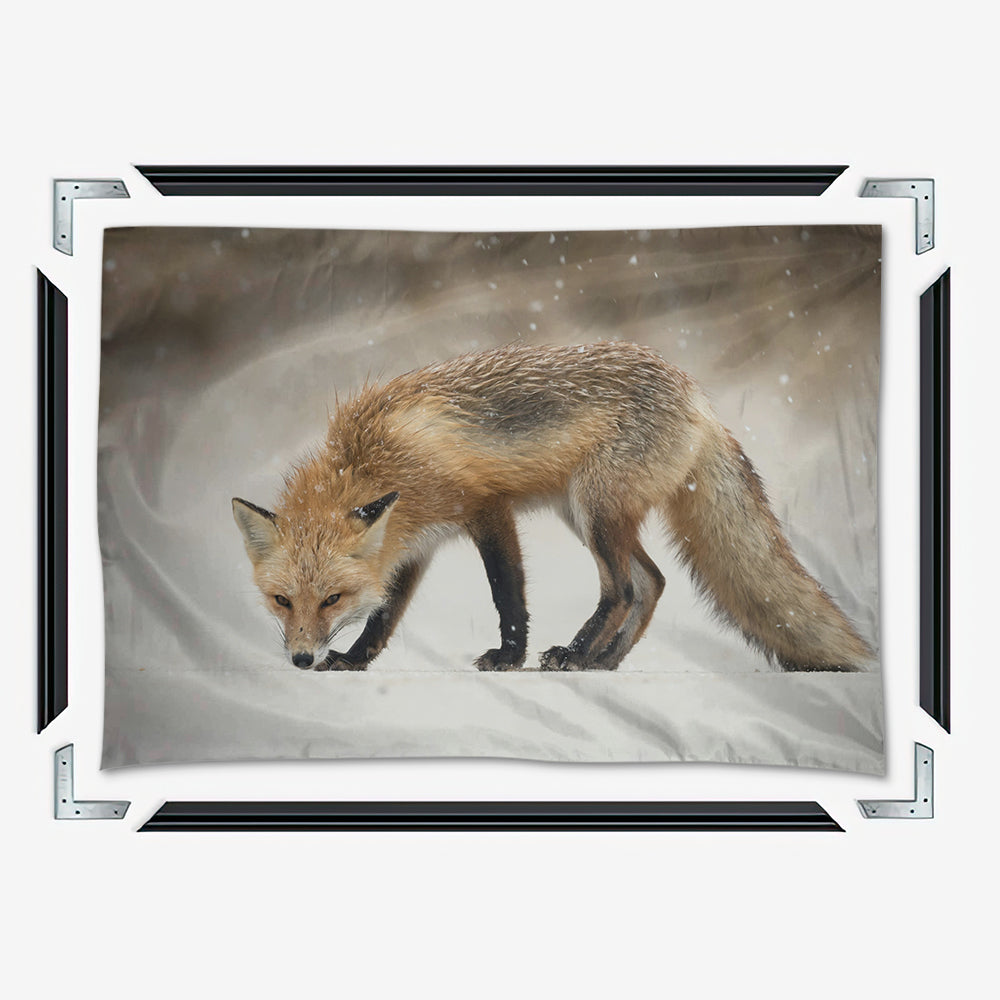 Winter Fox Large Wall Art