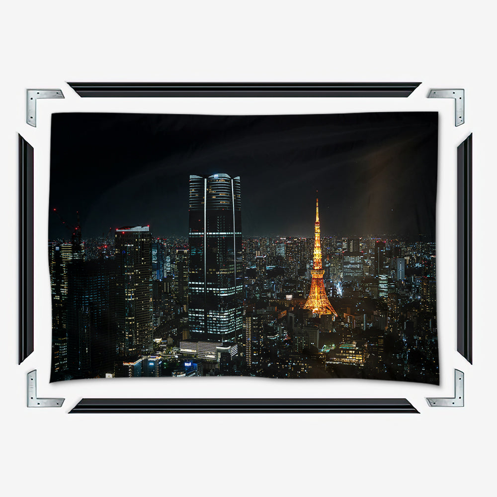 Tokyo At Night Large Wall Art
