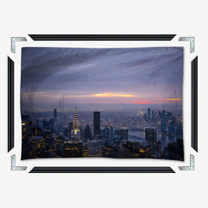 Dawn In New York Large Wall Art
