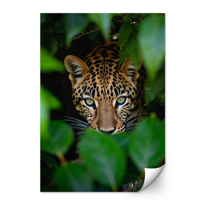 Forest Leopard Large Wall Art