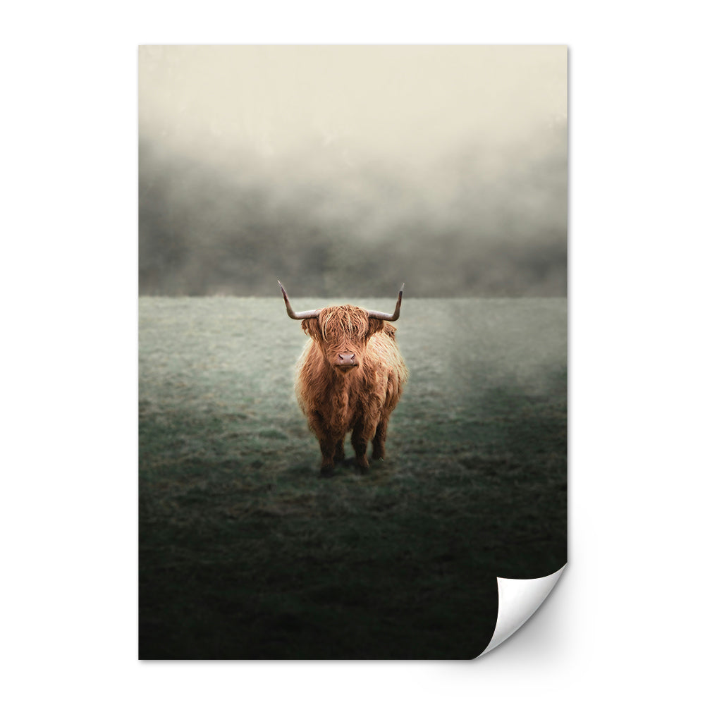 Mystery Highland Cow Wall Art