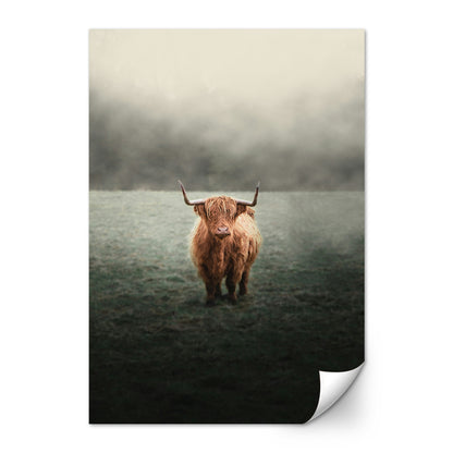 Mystery Highland Cow Wall Art