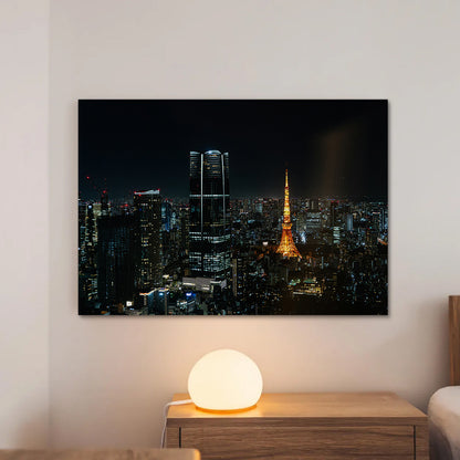 Tokyo At Night Large Wall Art